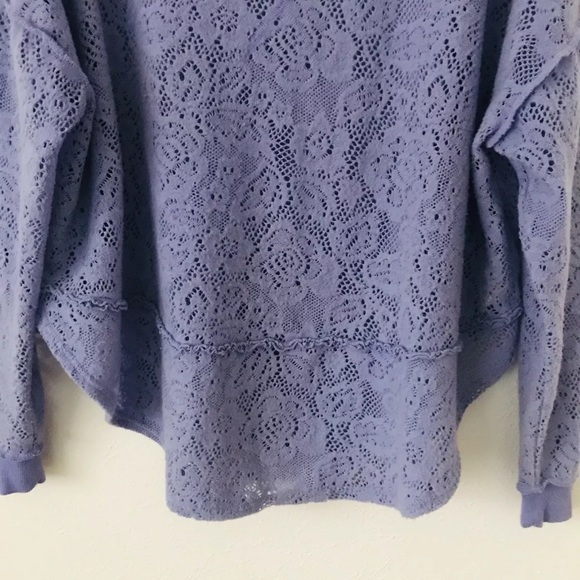 NWOT FP Not Cold in This Lace Pullover Top XS - Picture 6 of 7